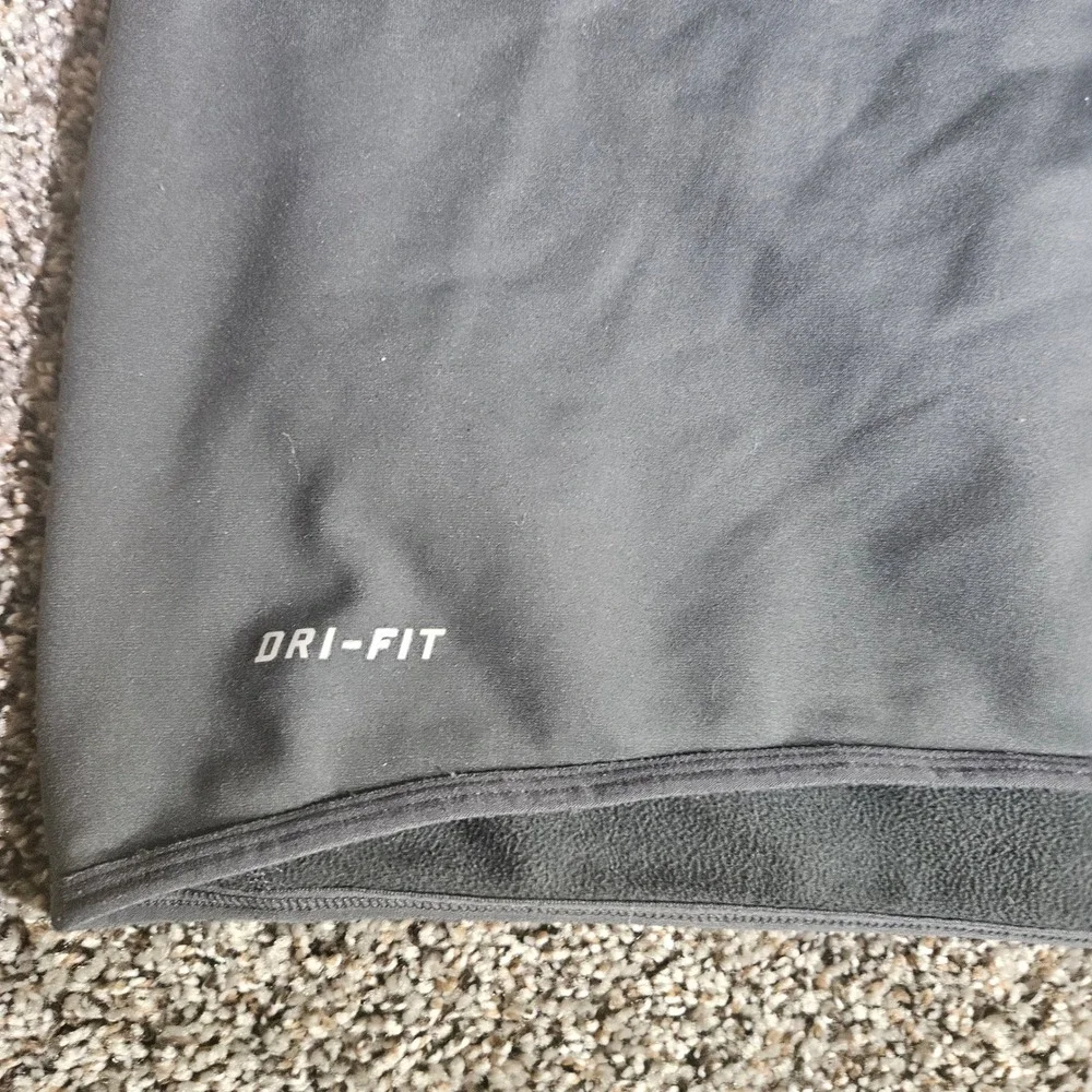 Nike Dri-FIT Mens Quarter Zip Pullover Gray Training Top 413064-060 Size L